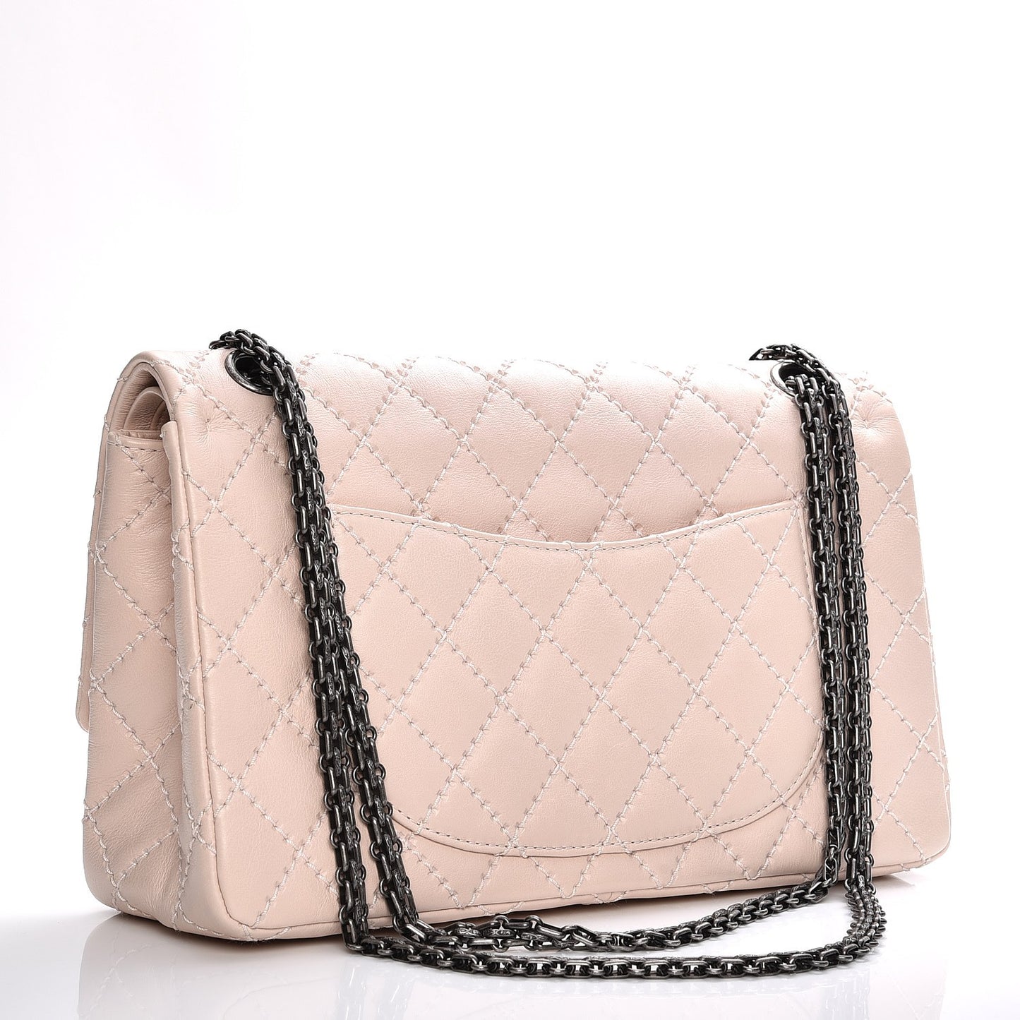 Calfskin Vivid Stitched 2.55 Reissue 226 Flap Light Pink