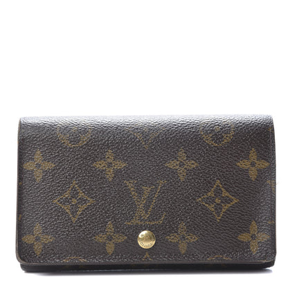 Louis Vuitton Monogram Porte-Monnaie Billets Tresor Wallet 1 of 17