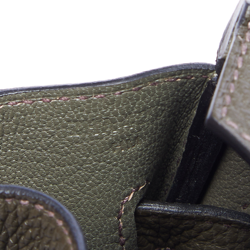 Hermes Togo Birkin 30 Vert De Gris 20 of 31