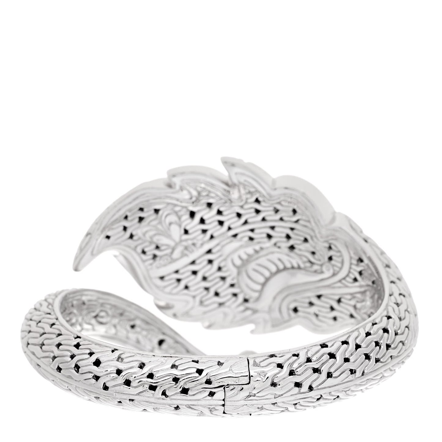 Sterling Silver 18K Yellow Gold Diamond Ayu Leaf Bracelet