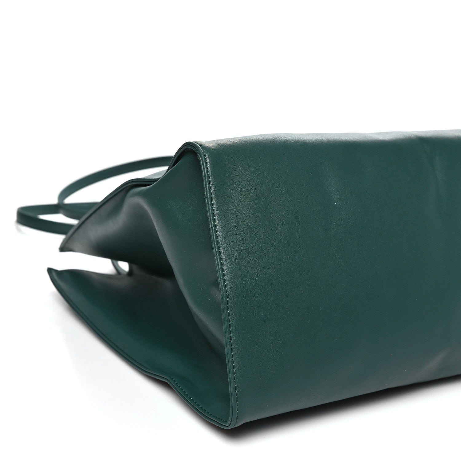 Telfar Vegan Leather Large Shopping Bag Dark Olive 1792096