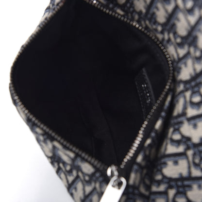 Christian Dior Oblique Mini Saddle Bag Blue 4 of 9