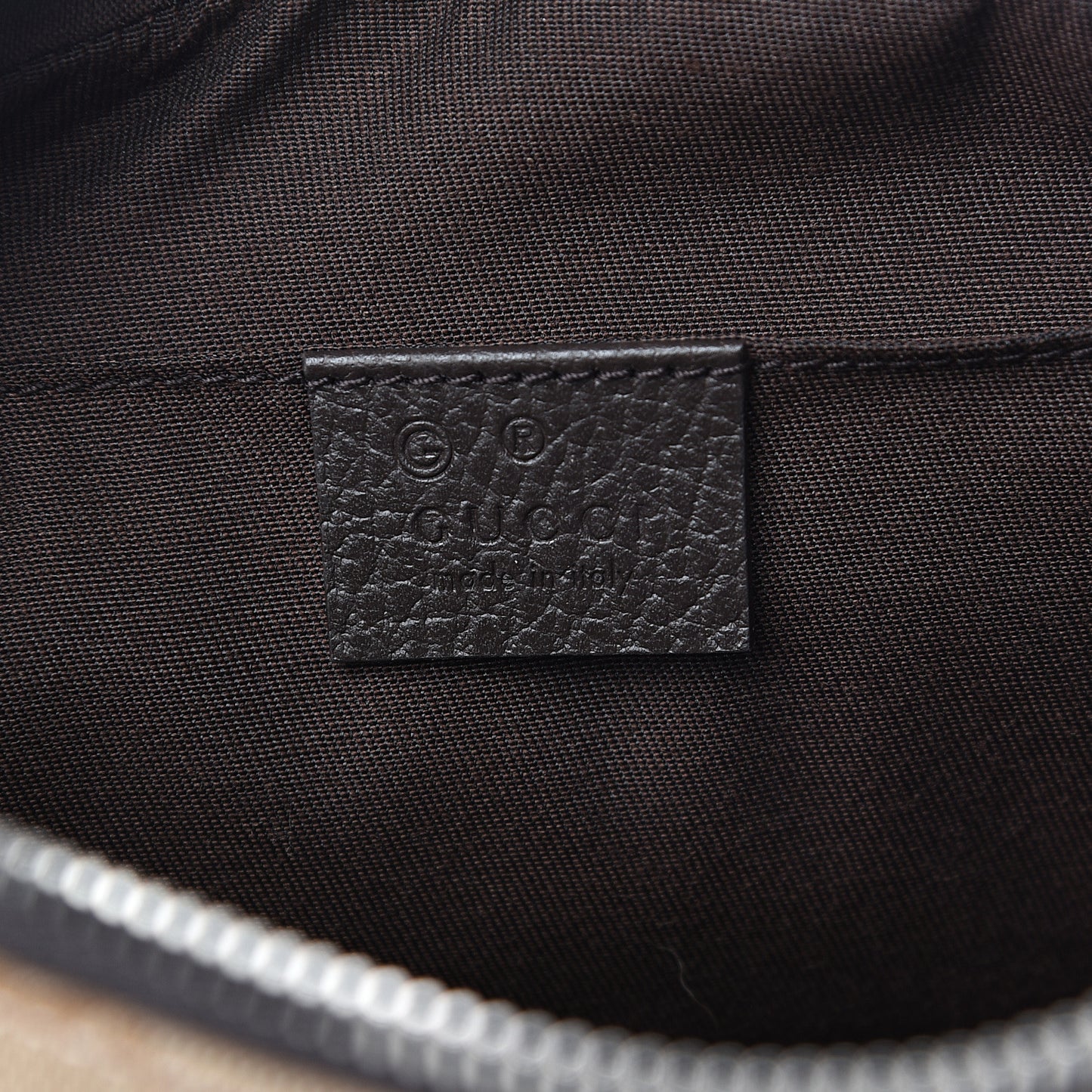 Monogram Belt Bag Dark Brown