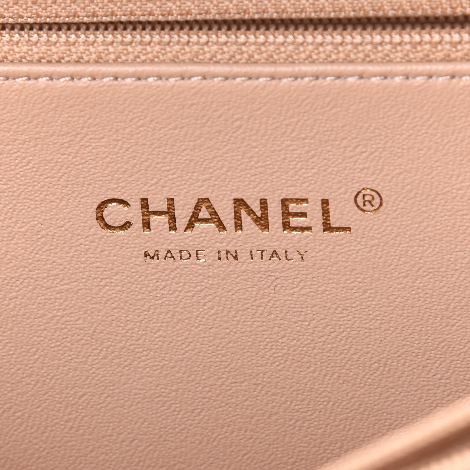 Chanel Caviar Quilted Medium CC Filigree Vanity Case Beige 6 of 10