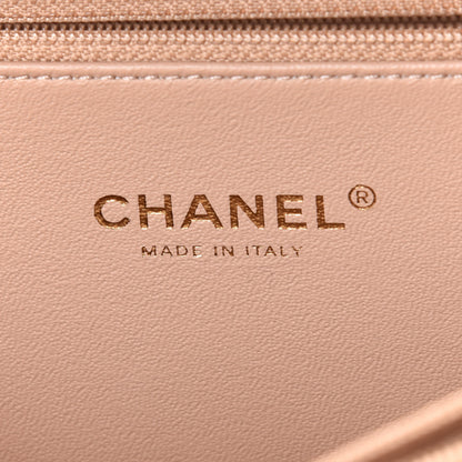 Chanel Caviar Quilted Medium CC Filigree Vanity Case Beige 6 of 10