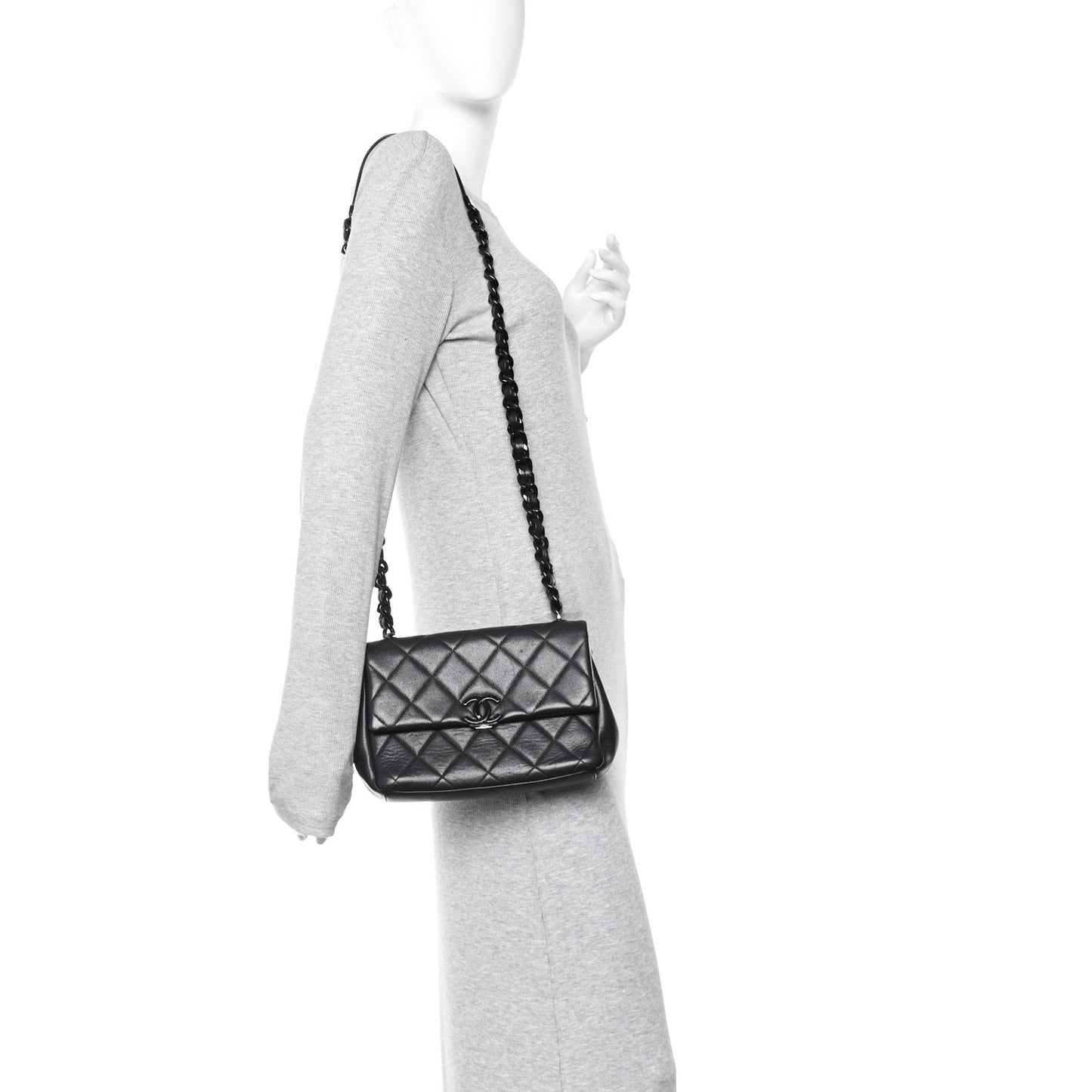 Caviar Quilted My Everything Flap Black