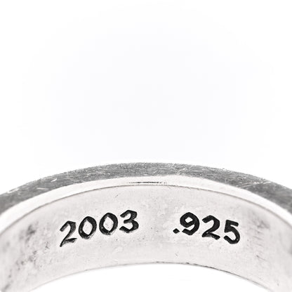 Chrome Hearts Sterling Silver Cross CH Forever Spacer Ring 57 8 4 of 5
