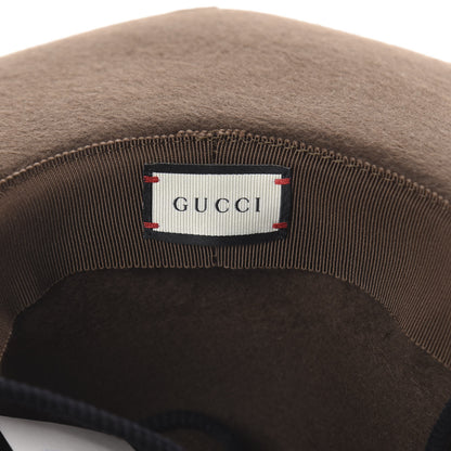 Gucci Felt Sereno Hat M 58 Brown 4 of 5