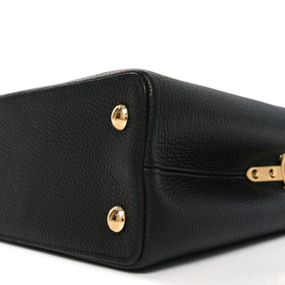 Louis Vuitton Taurillon Capucines PM Black 10 of 10