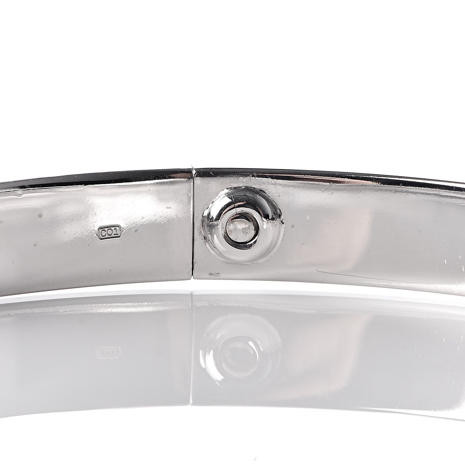Cartier 18K White Gold LOVE Bracelet 21 7 of 7