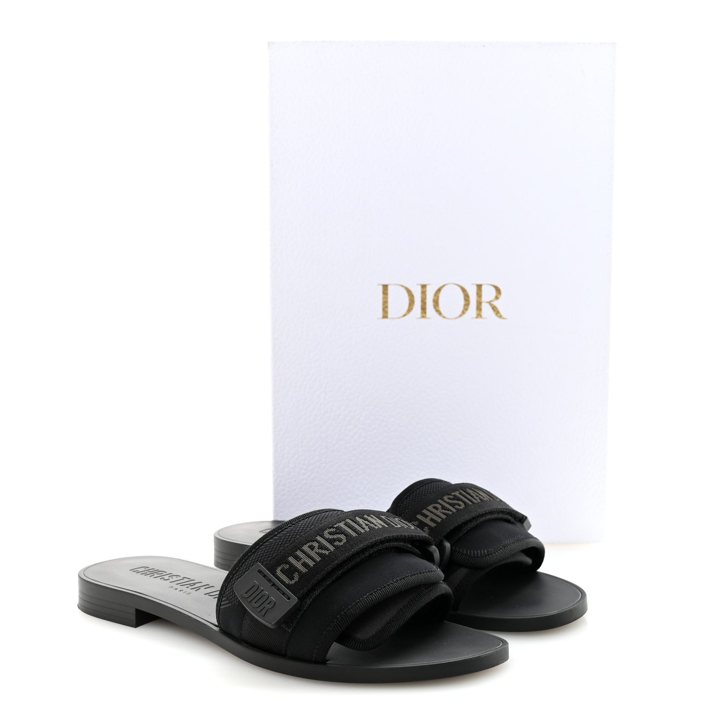 Technical Stretch Fabric Camouflage Dio(r)evolution Slide Sandals 37 Black Military