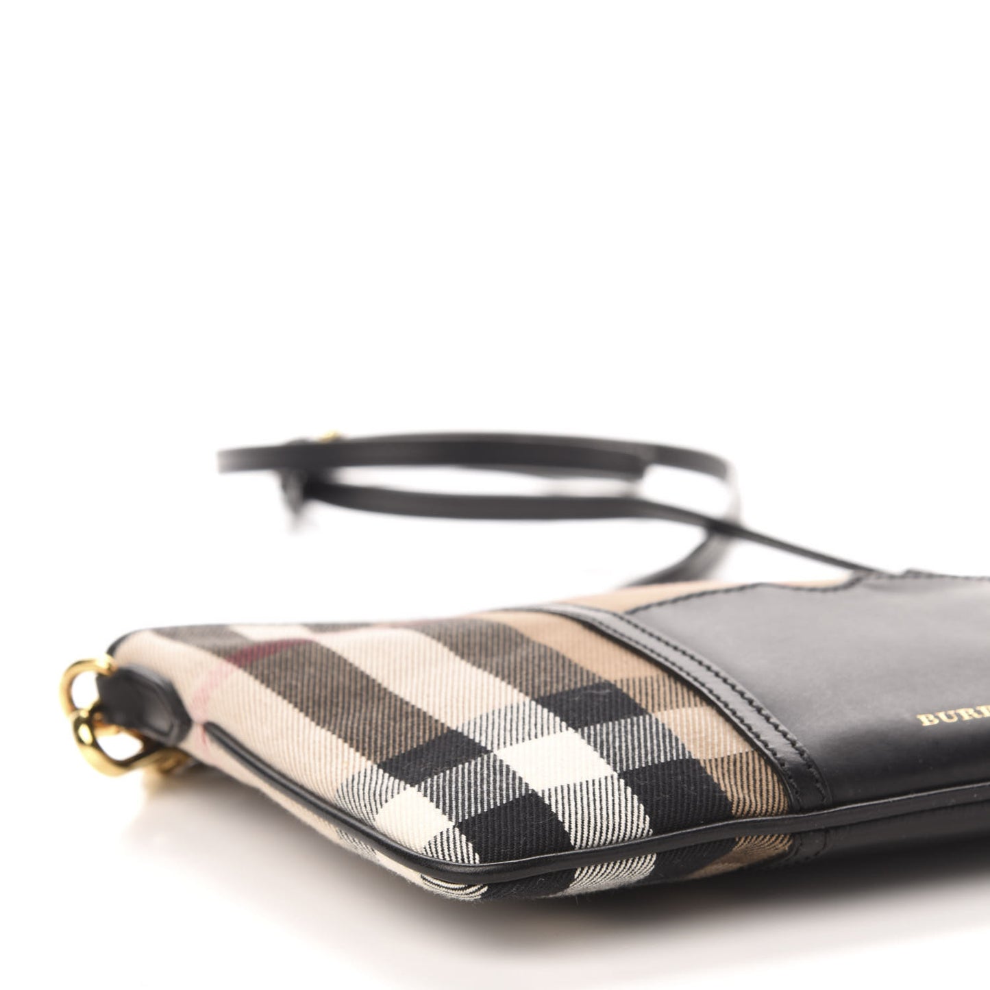 House Check Peyton Crossbody Clutch Bag Black