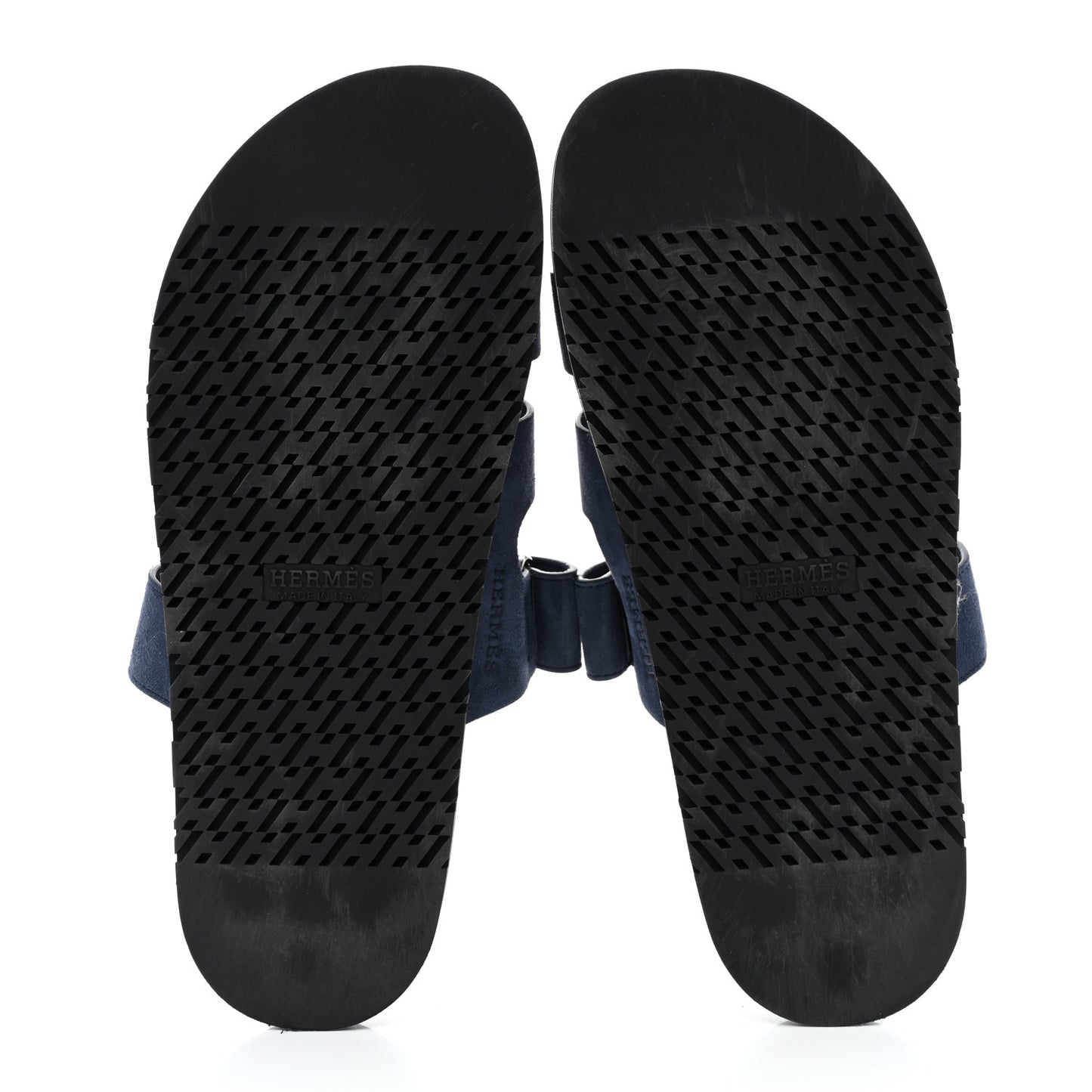 Suede Goatskin Mens Chypre Sandals 44 Bleu Celeste