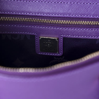 MCM Saffiano Nuovo Tote Purple 6 of 9