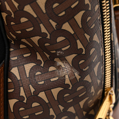 Burberry E-Canvas Monogram Rocco Backpack Bridle Brown 23 of 24