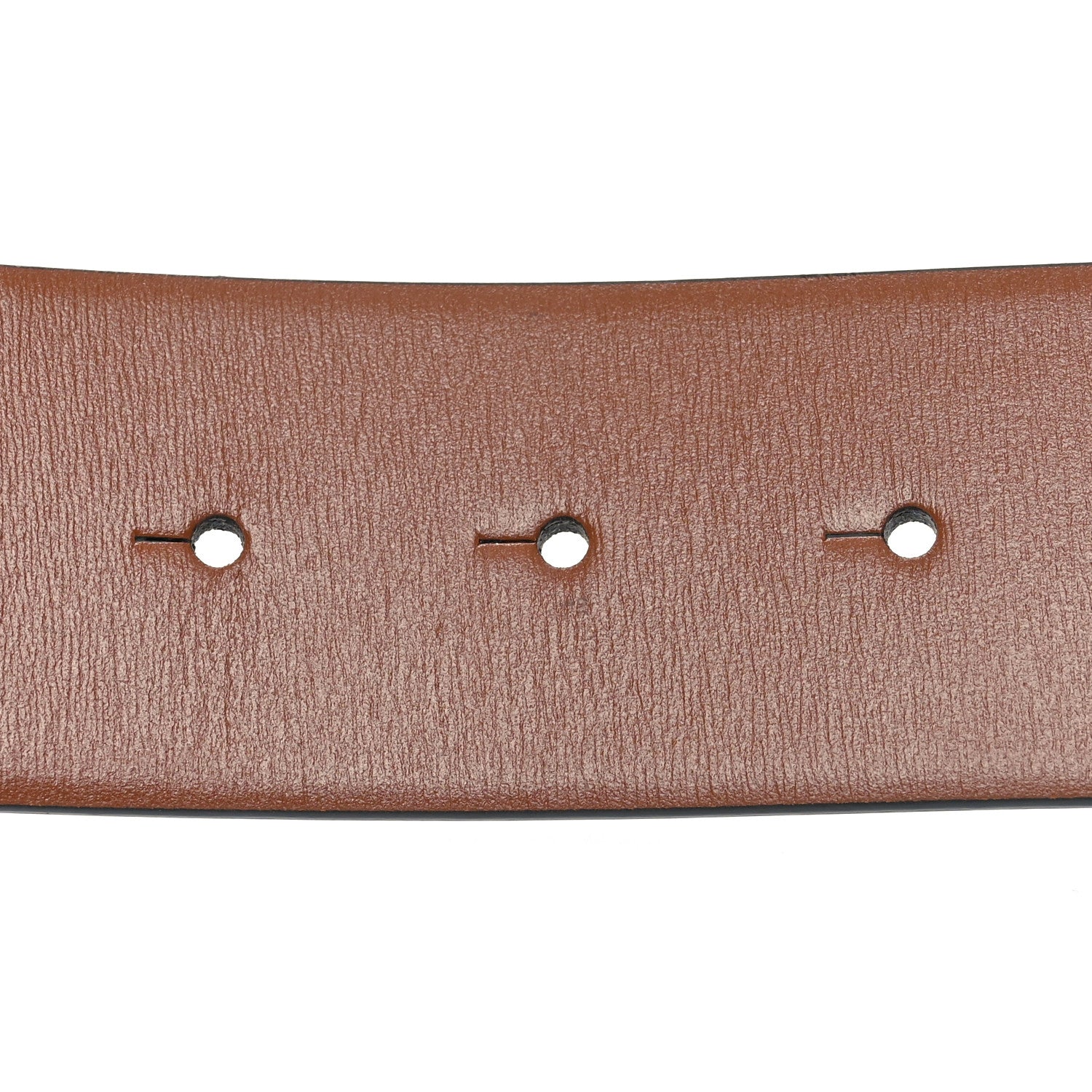 Valentino Garavani Glossy Calfskin VLogo Reversible 40mm Belt 80 32 Saddle Brown Black 5 of 5