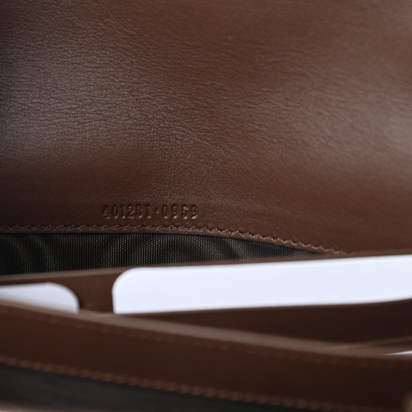 Velvet GG Monogram Mini Dionysus Chain Wallet Brown