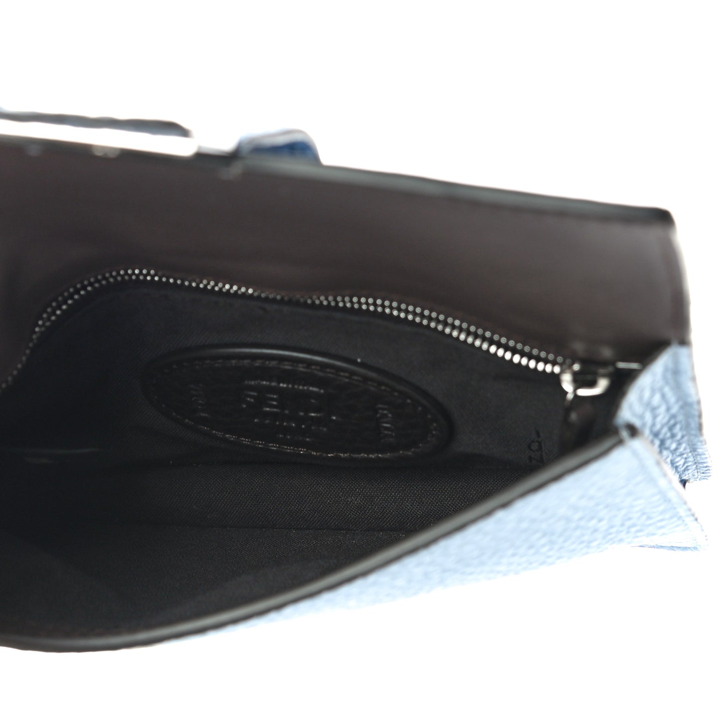 Cuoio Romano Selleria Baguette Belt Pouch Azzurro Sky