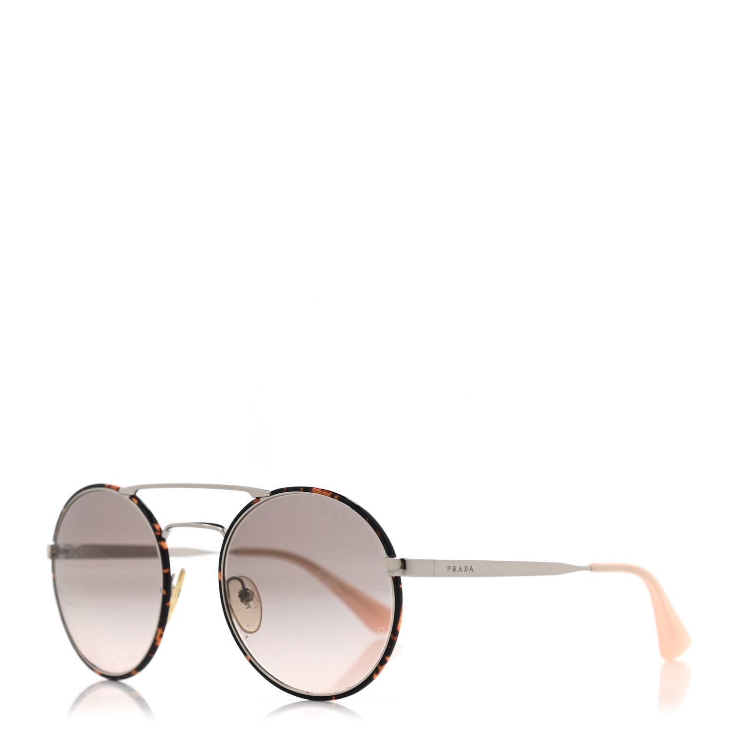 Prada Round Sunglasses SPR 51S Gold 1 of 7