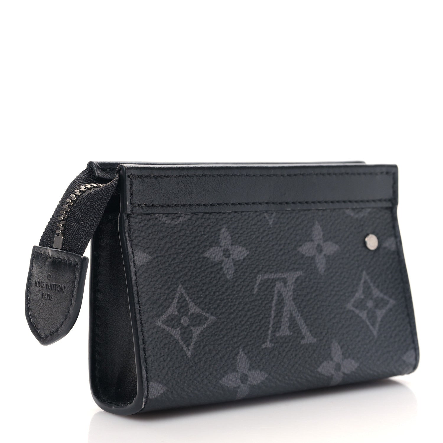 Louis Vuitton Monogram Eclipse Key Pouch Voyage 3 of 10
