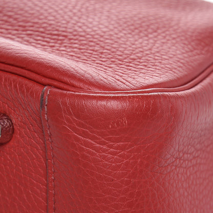 Hermes Taurillon Clemence Lindy 34 Rouge Garance 9 of 13