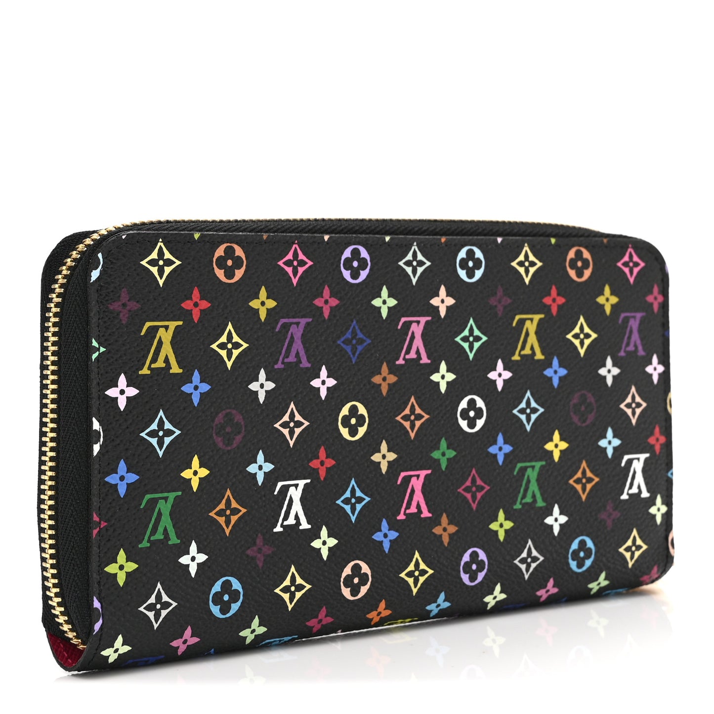 Monogram Multicolor Zippy Wallet Black Grenade
