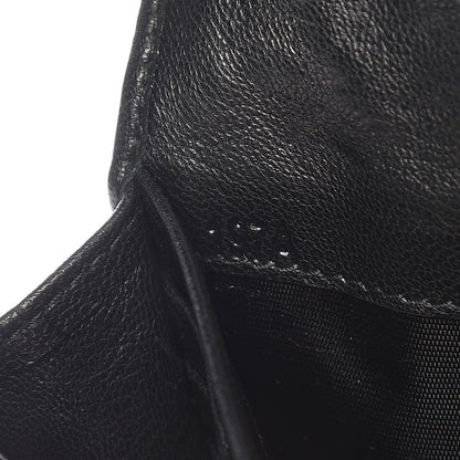 Miu Miu Nappa Quilted Flap Wallet Inchiostro 10 of 11