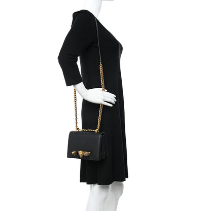 Alexander McQueen Calfskin Knuckle Crossbody Black 2 of 13