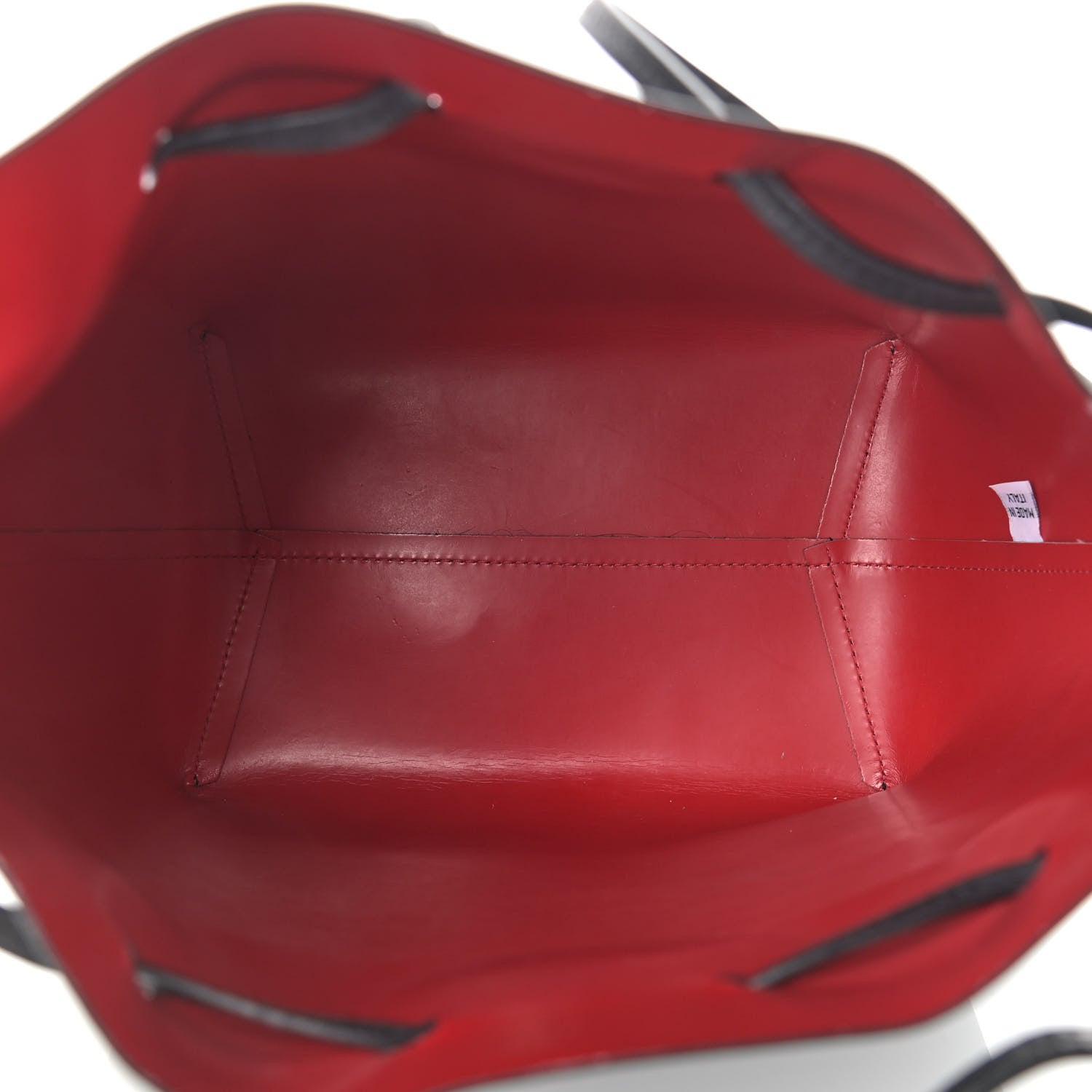 Mansur Gavriel Vegetable Tanned Calfskin Bucket Bag Black Flamma 6 of 15