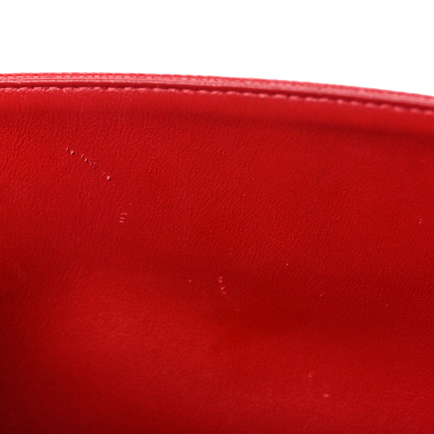 Chanel Caviar Quilted Jumbo Double Flap Red 10 of 10