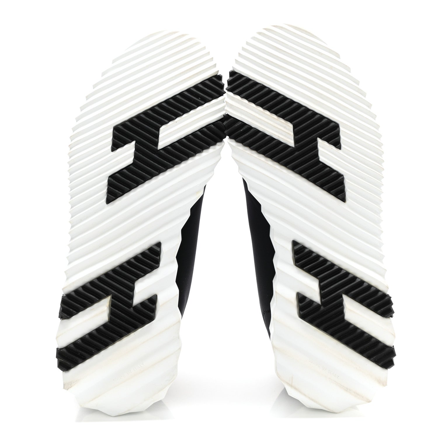 Hermes Technical Jersey Suede Goatskin Bouncing Sneakers 36 Black White 5 of 14