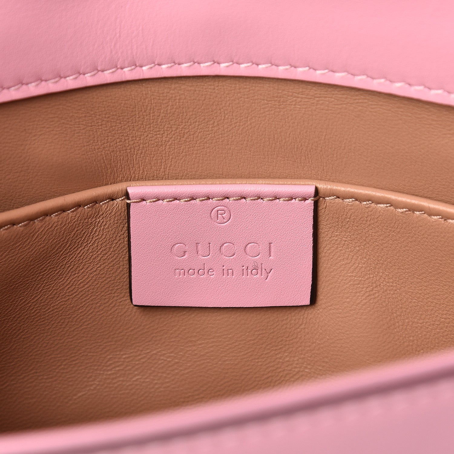Gucci Nappa Pearl Studded Mini Queen Margaret Broadway Shoulder Bag Sugar Pink 6 of 10