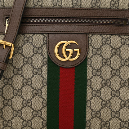 Gucci GG Supreme Monogram Web Small Ophidia Messenger Bag Brown 8 of 11