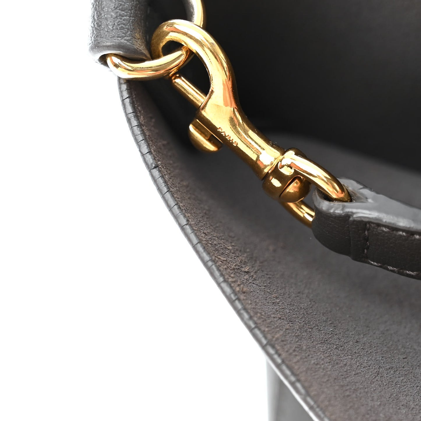 Calfskin Toy Shopping Tote Earth Grey