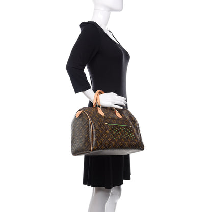 Louis Vuitton Monogram Perforated Speedy 30 Green 2 of 9