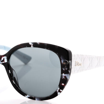 Christian Dior Resin Cannage Dior Lady 1R Sunglasses Havana White Blue 8 of 9
