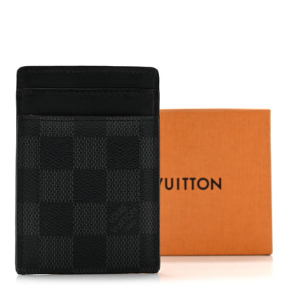 Louis Vuitton Damier Graphite Pince Card Holder Bill Clip 8 of 8