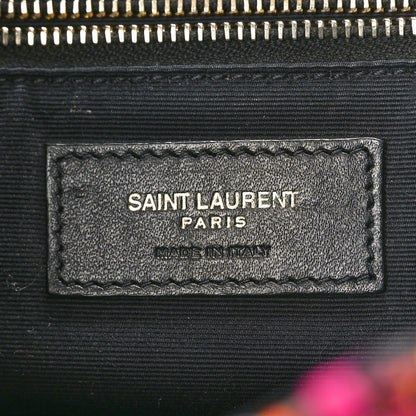 Saint Laurent Tweed Calfskin Matelasse Monogram Medium Niki Chain Satchel Multicolor 6 of 10