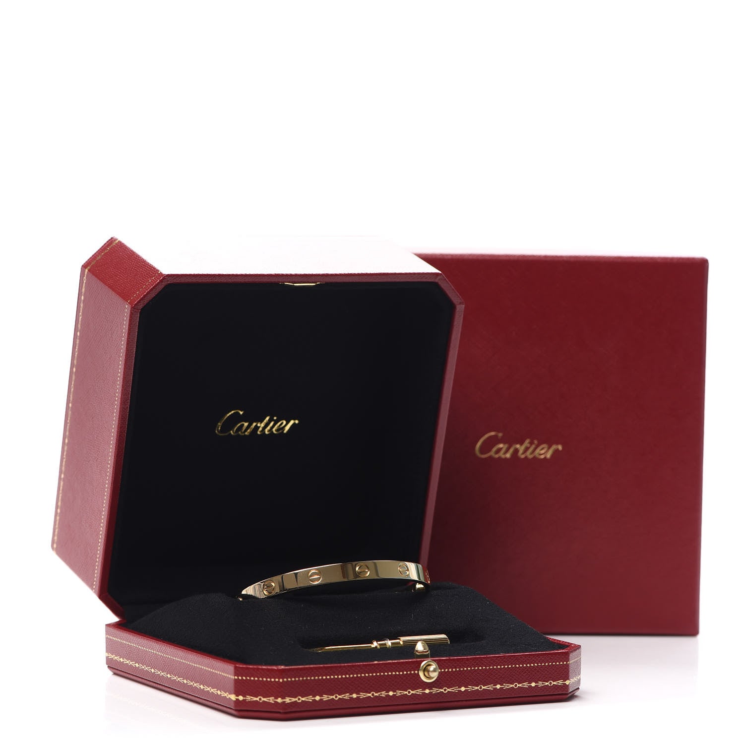 Cartier 18K Yellow Gold LOVE Bracelet 18 7 of 7
