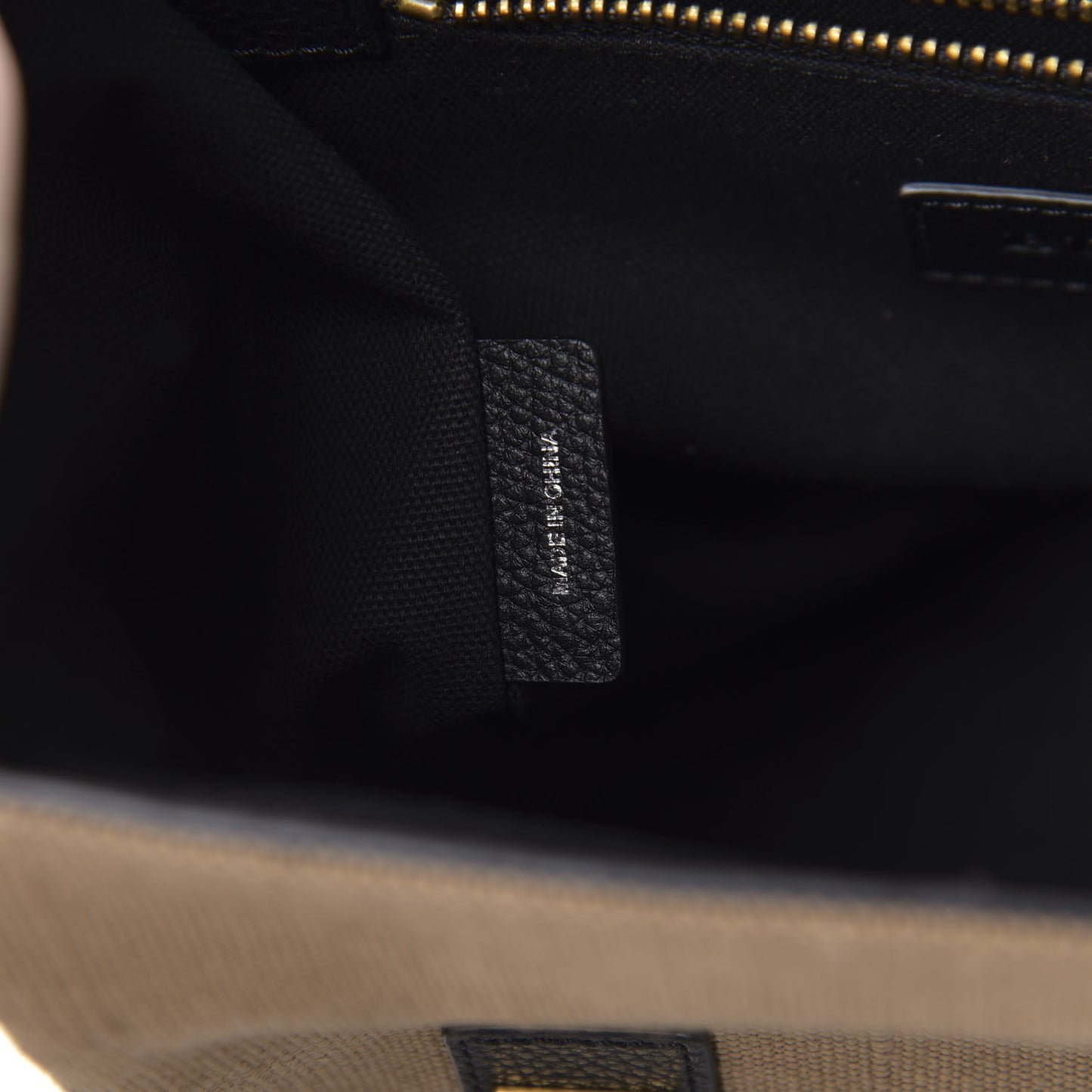 Canvas Mega Check Large Baildon Messenger Bag Black