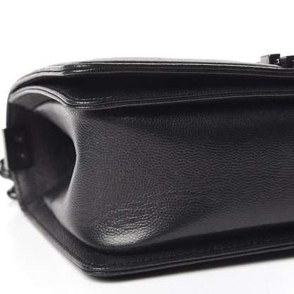 Chanel Caviar Quilted Medium Boy Flap So Black 5 of 9
