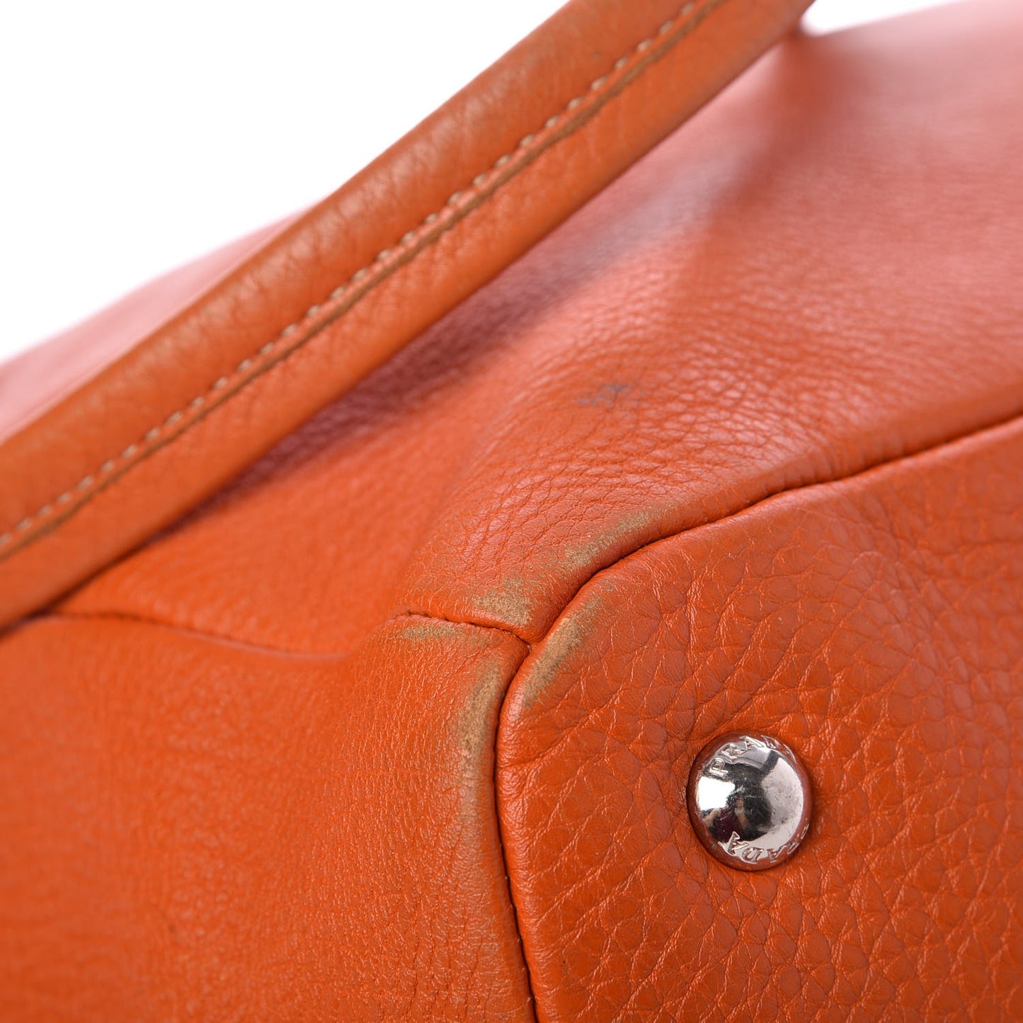 Vitello Daino Shopping Tote Rame