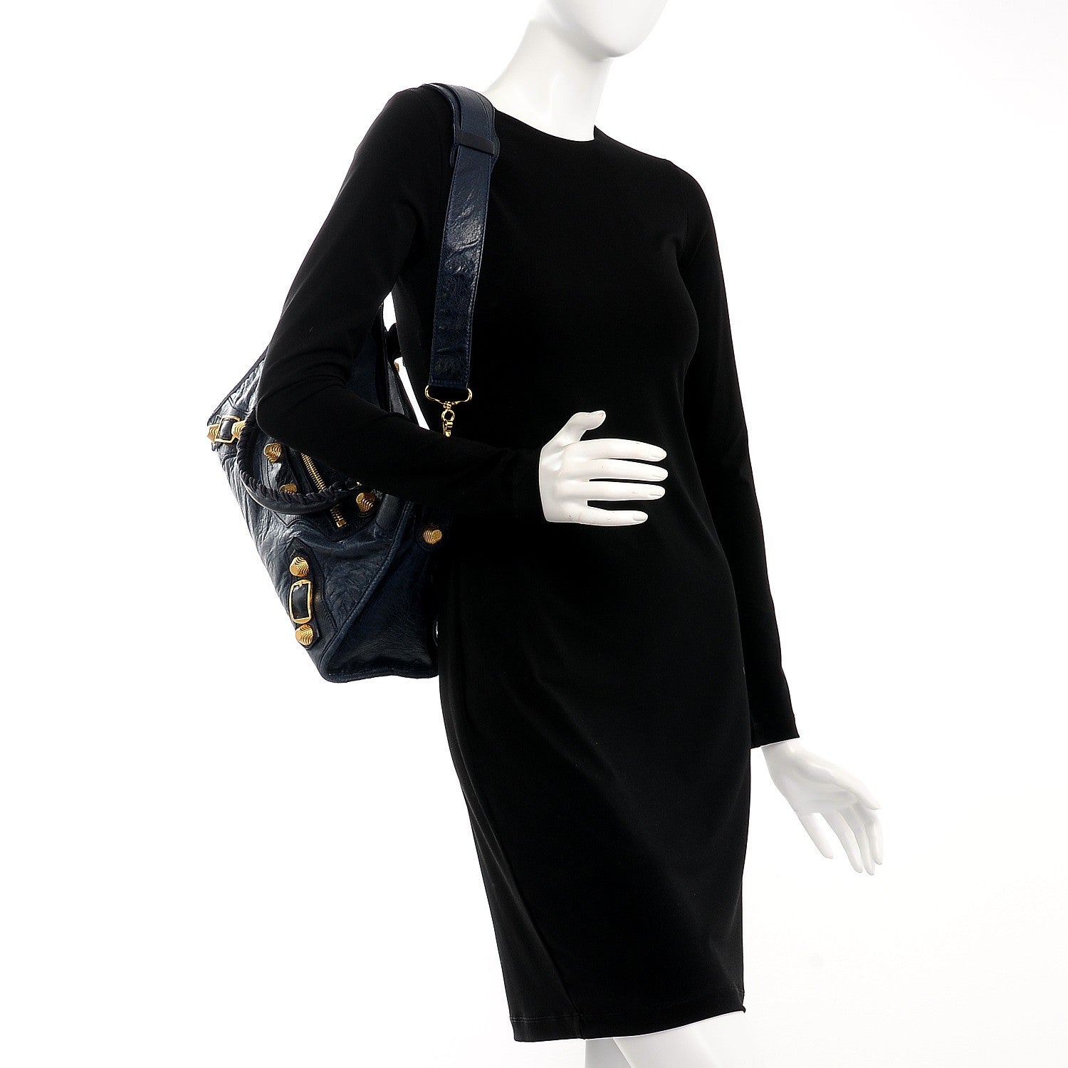 Balenciaga Agneau Giant 21 Gold Hardware City Marine 2 of 9