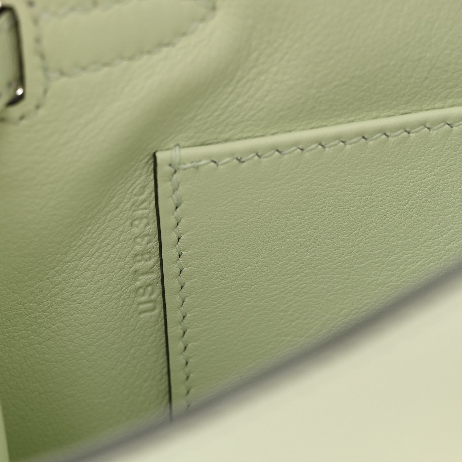 Hermes Swift Kelly Pochette Clutch  Vert Fizz 7 of 15