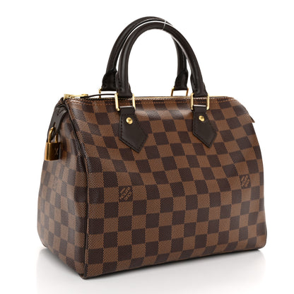 Louis Vuitton Damier Ebene Speedy 25 3 of 9