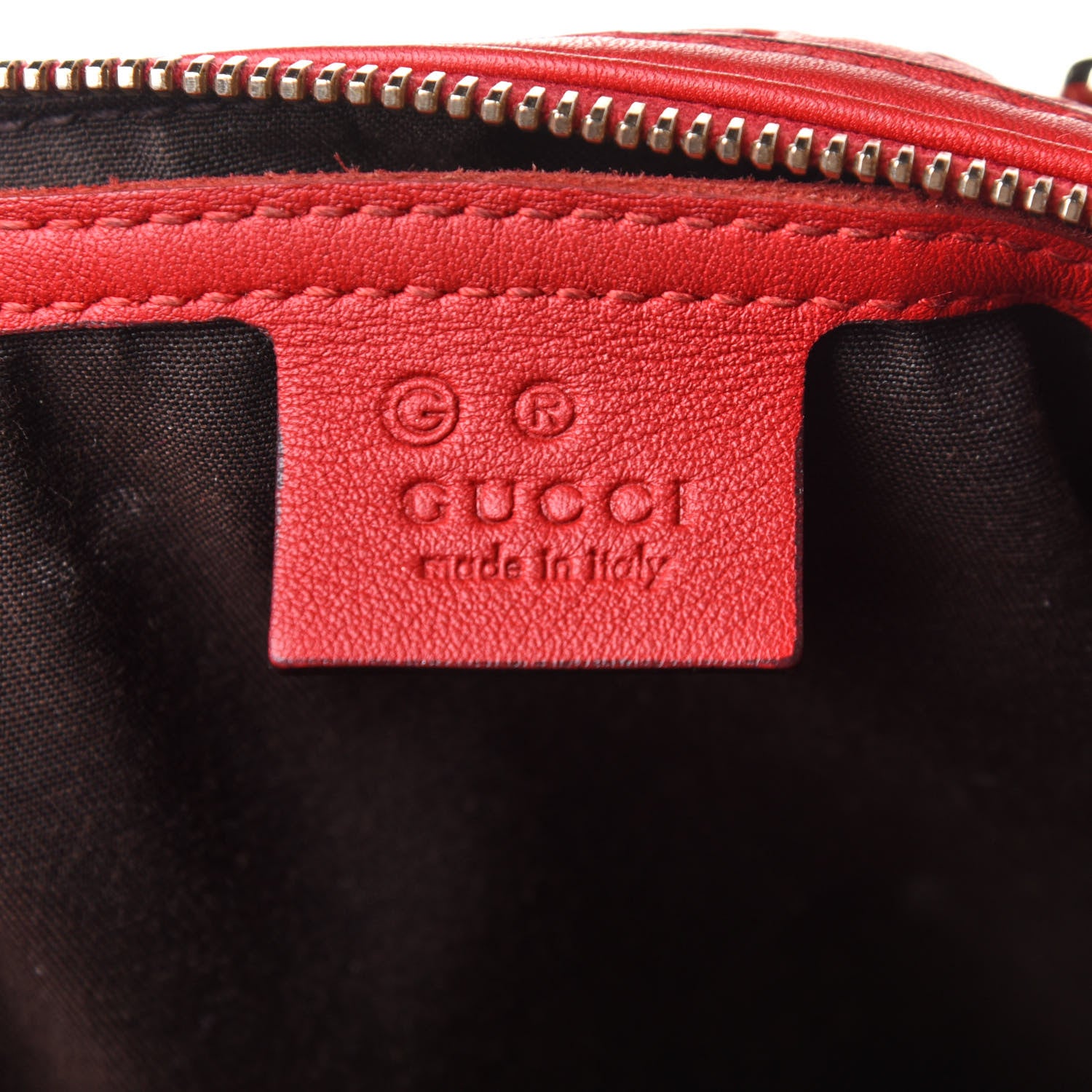Gucci Guccissima Vitello Tender Medium Joy Boston Sporting Red 10 of 15