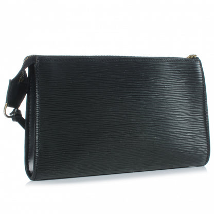 Louis Vuitton Epi Pochette Accessories 24 Black 3 of 7