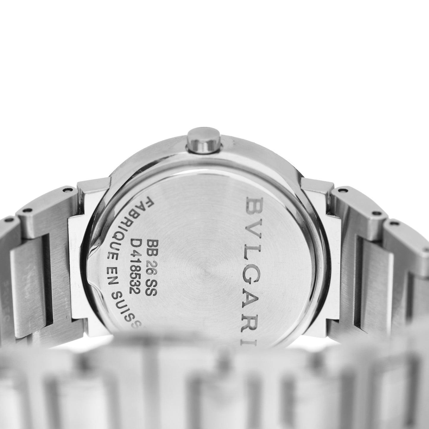Stainless Steel Diamond 26mm Quartz Watch Black
