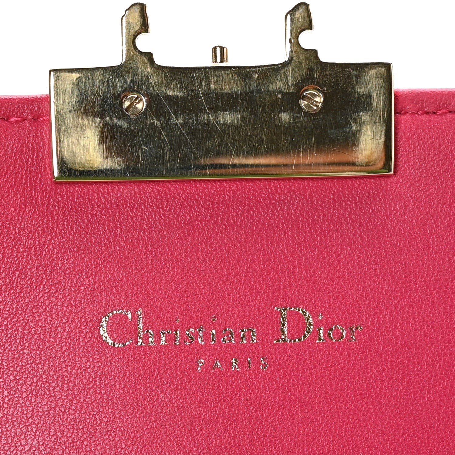 Christian Dior Lambskin Cannage Miss Dior Promenade Pouch Fuchsia 5 of 6