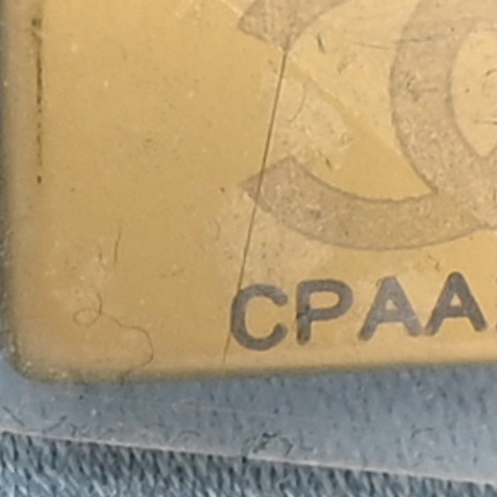 Washed Denim Quilted Medium Chanel 25 Handbag Blue